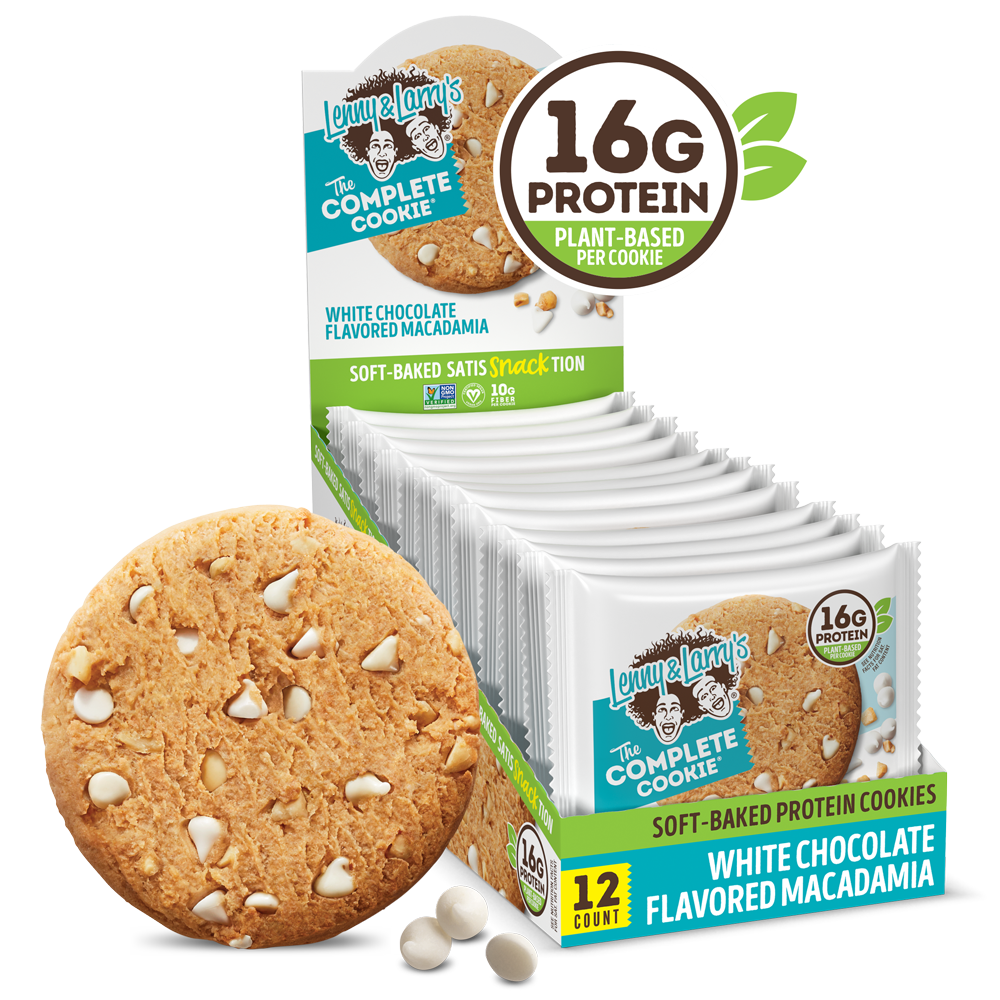 The Complete Cookie® White Chocolate Flavored Macadamia – Lenny The Complete Cookie® White Chocolate Flavored Macadamia – Lenny