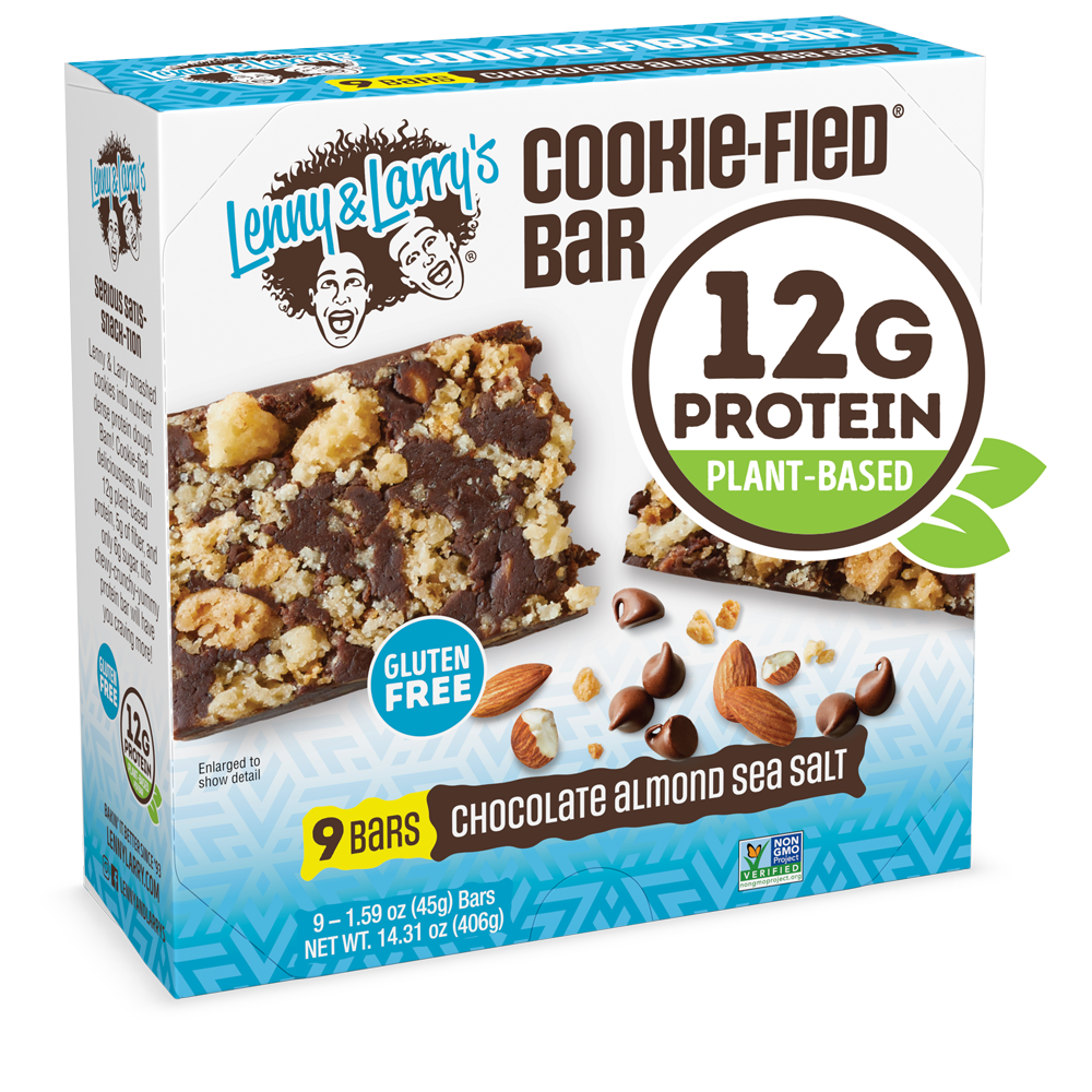 Chocolate Almond Sea Salt - Box of 9 – Lenny and Larrys Chocolate Almond Sea Salt - Box of 9 – Lenny and Larrys