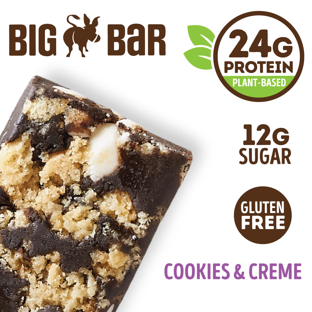 Cookie-fied® Big Bar Cookies & Creme - Box of 12