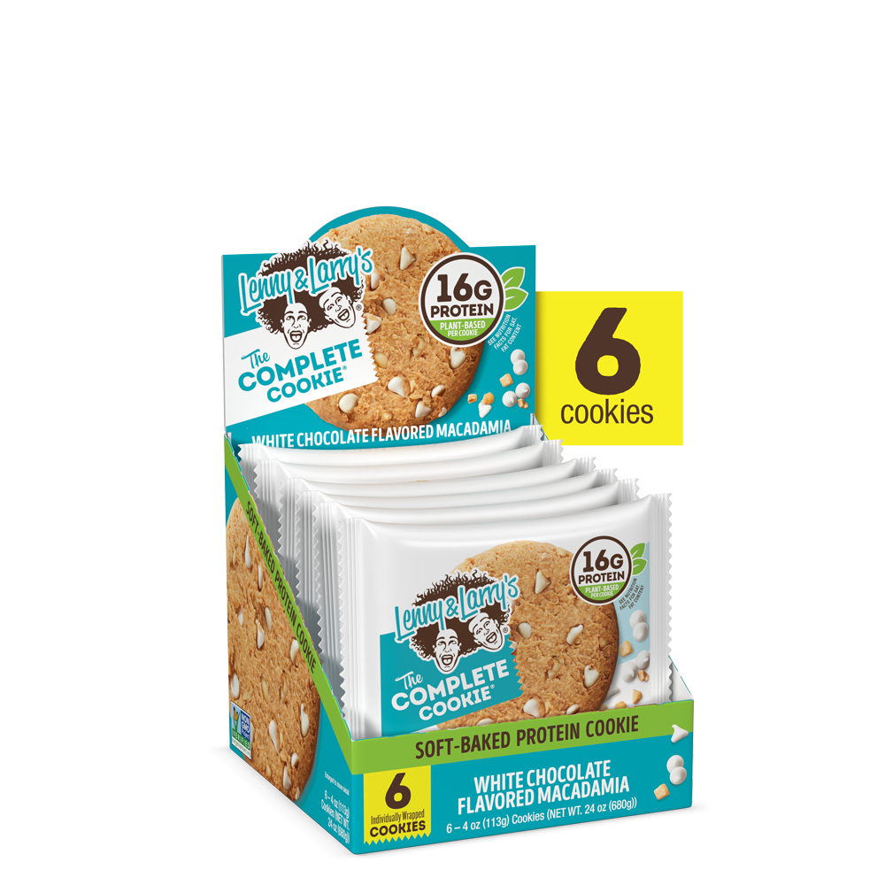 The Complete Cookie® White Chocolate Flavored Macadamia – Lenny The Complete Cookie® White Chocolate Flavored Macadamia – Lenny