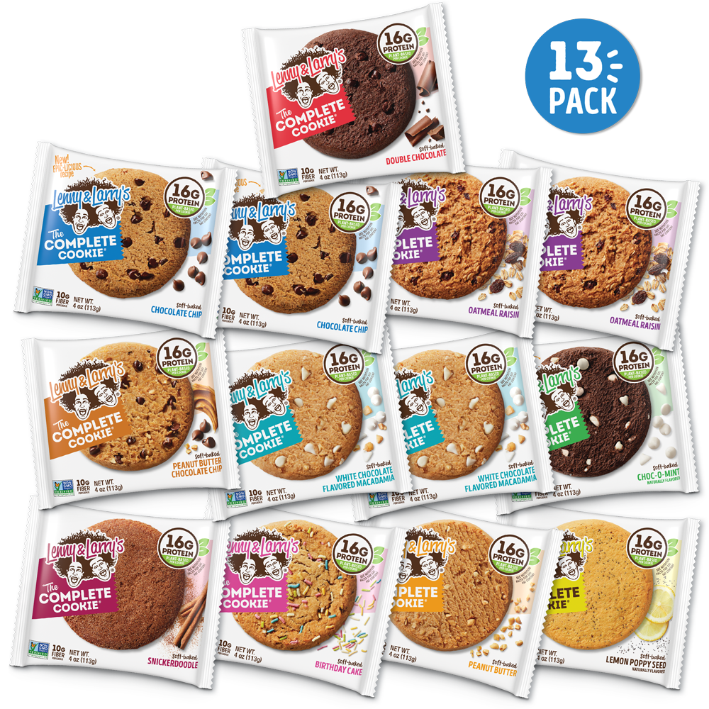 Baker's Dozen Variety Pack 10 flavors Lenny and Larrys