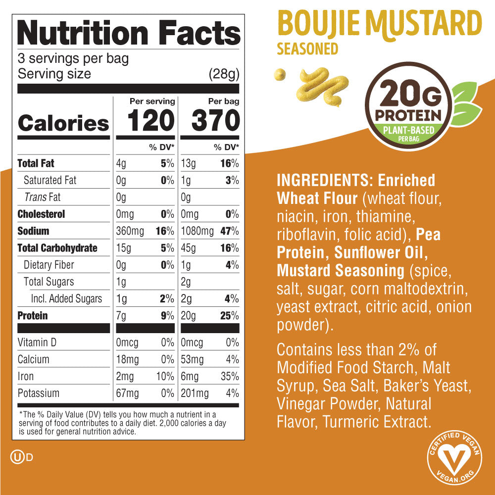 Boujie Mustard -3oz-Box of 8
