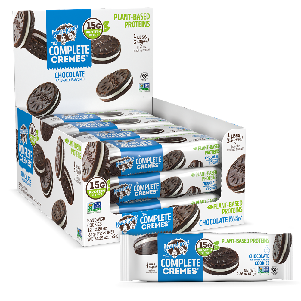 Chocolate- 2.86oz Pack- 6 Cookies (Box of 12)