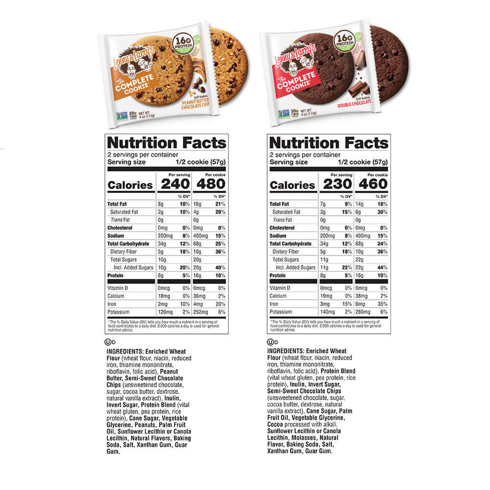 Baker's Dozen Variety Pack 10 flavors Lenny and Larrys