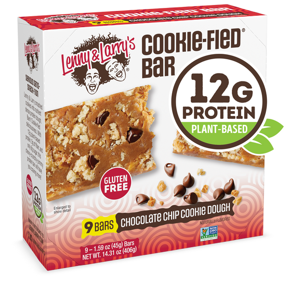 Chocolate Chip Cookie Dough- Box of 9 – Lenny and Larrys