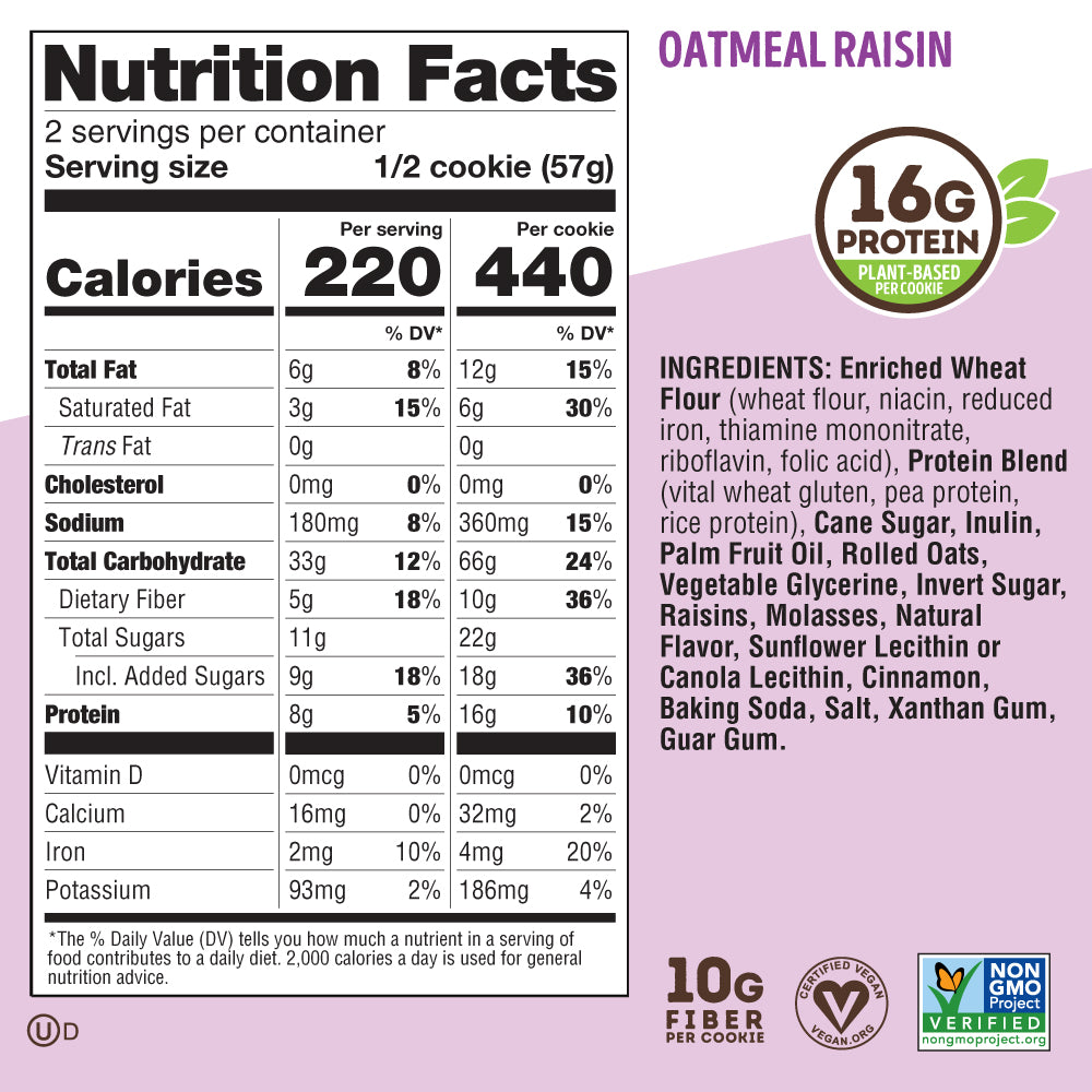 The Complete Cookie® Oatmeal Raisin – Lenny and Larrys