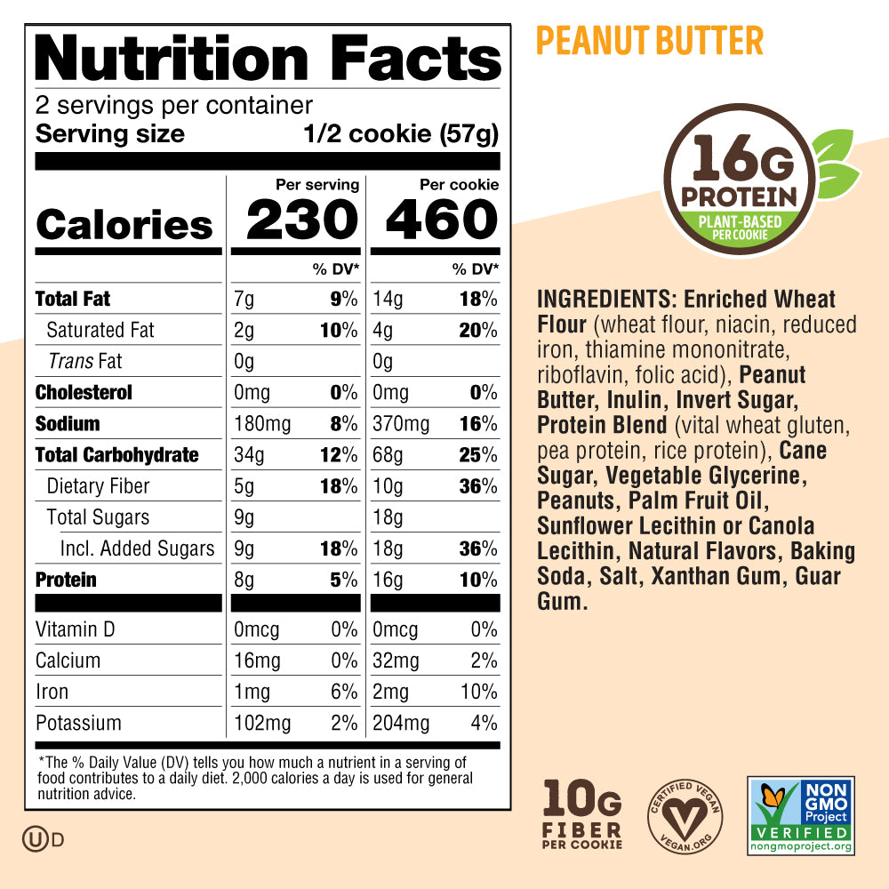 The Complete Cookie® Peanut Butter – Lenny and Larrys