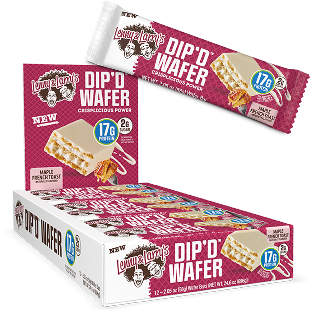 Lenny & Larry's® Dip'd™ Maple French Toast- 2.05oz- Box of 12