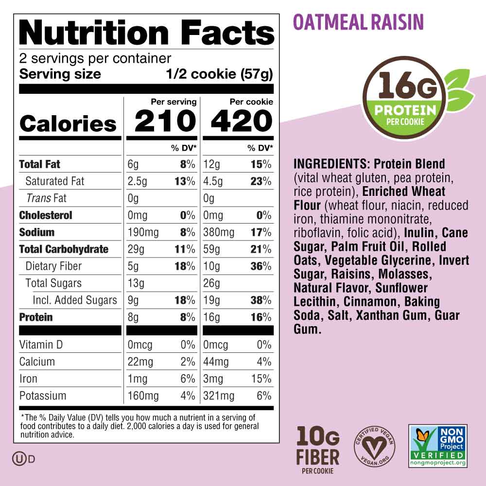 Oatmeal Raisin - 4oz - Box of 12