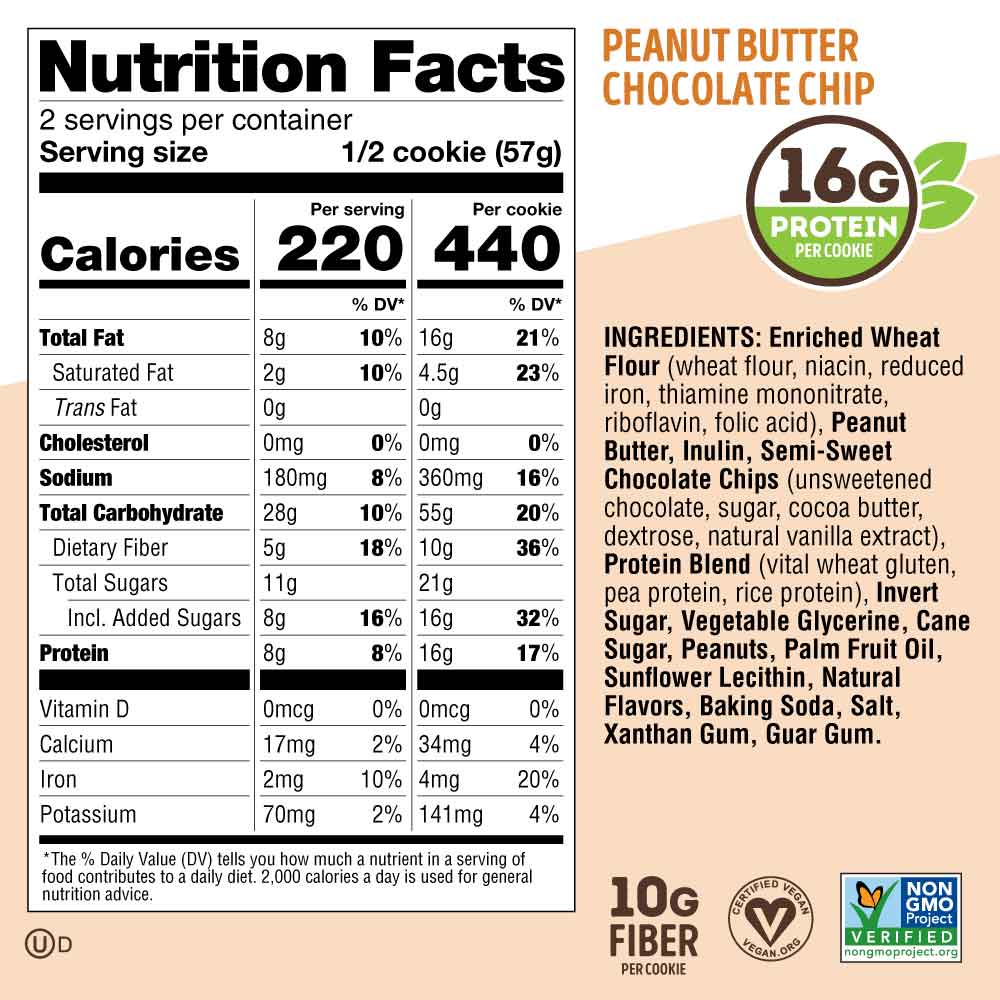 Peanut Butter Chocolate Chip - 4oz - Box of 12