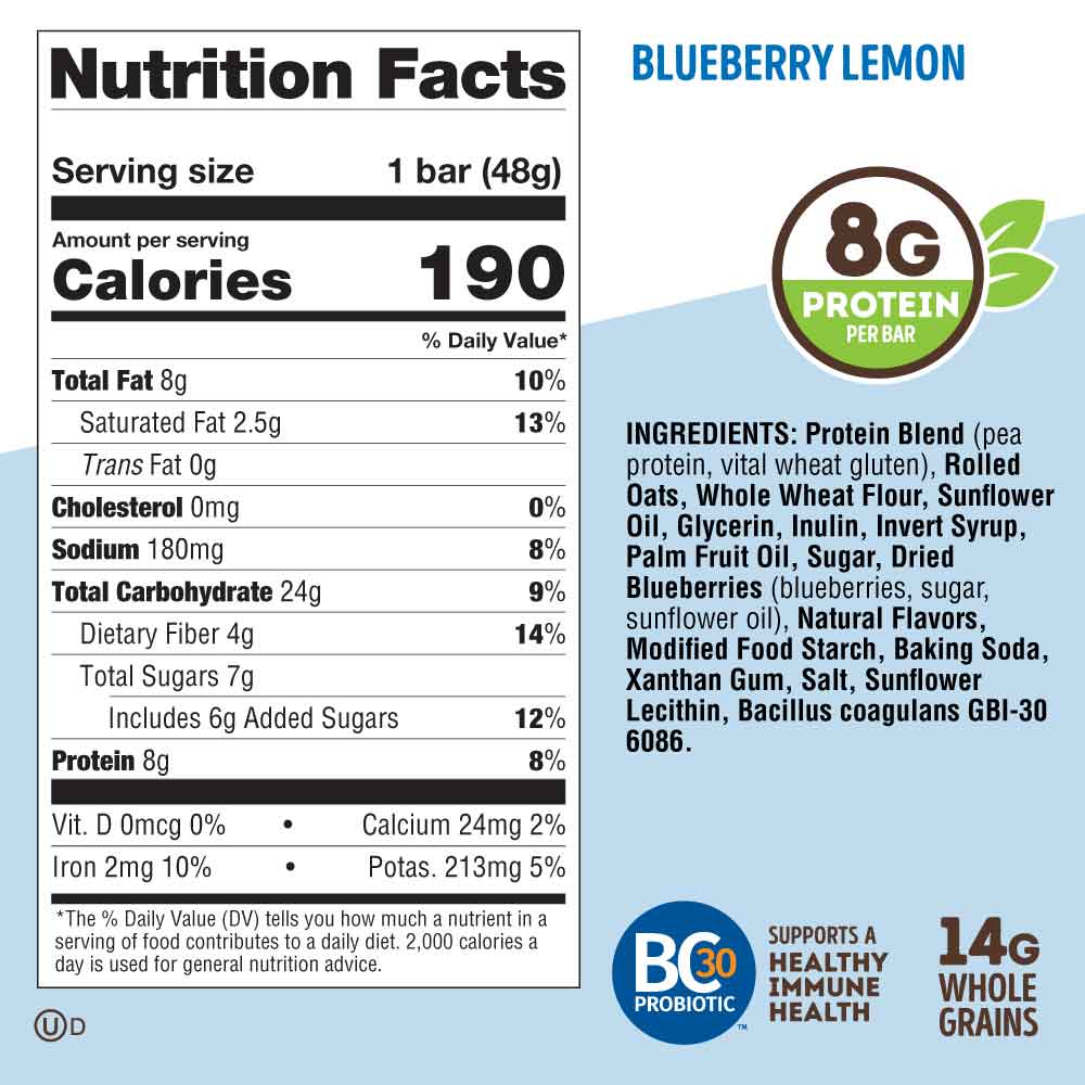 Blueberry Lemon- 1.69oz 4ct Box