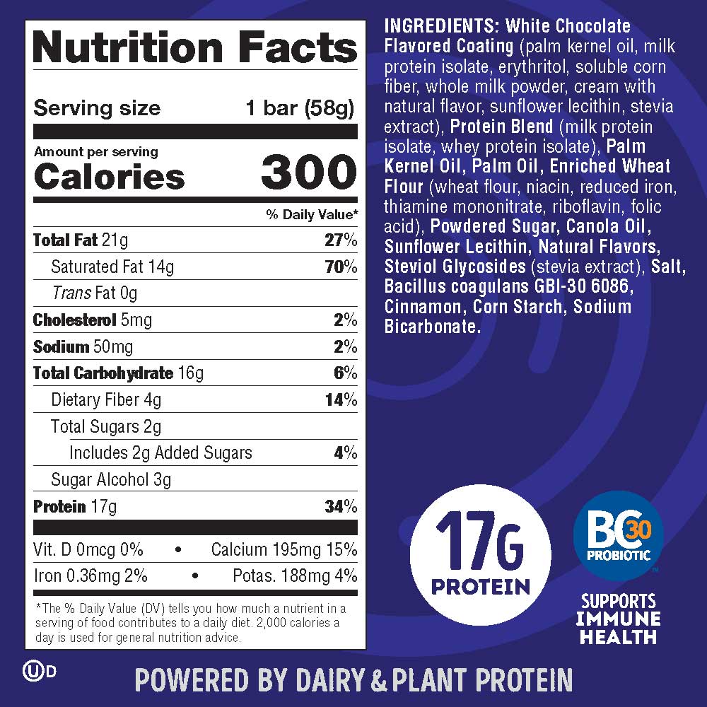 The BOSS! Immunity Bar Maple French Toast- 2.05oz- Box of 12