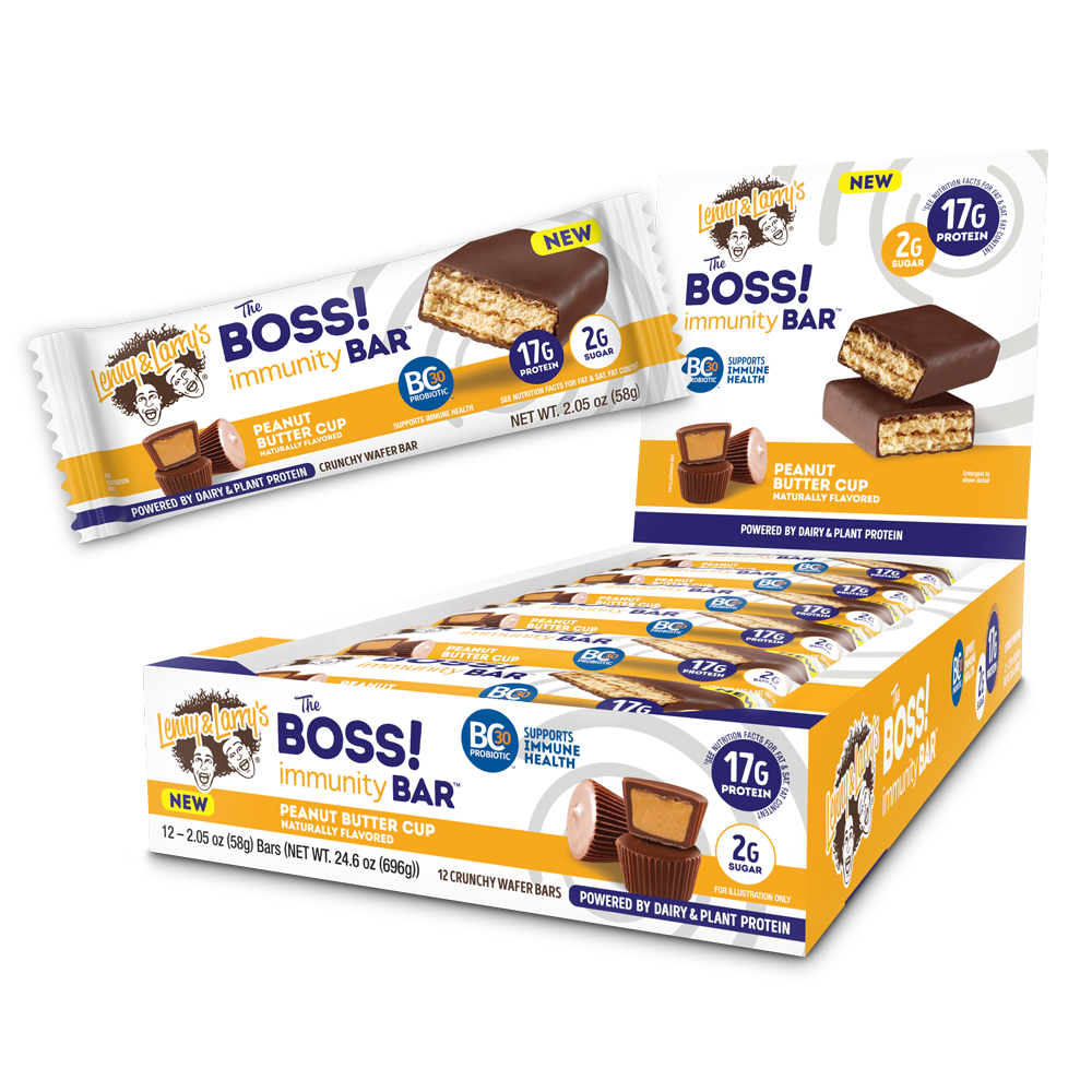 The BOSS! Immunity Bar Peanut Butter Cup-2.05oz- Box of 12